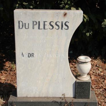 PLESSIS Andries Jakobus, du 1942-1981