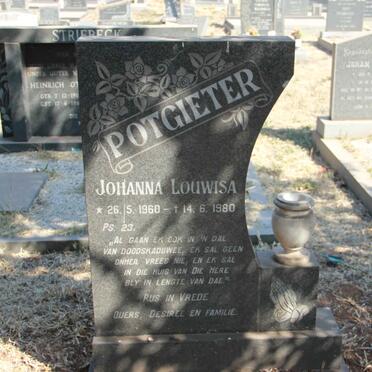 POTGIETER Johanna Louwisa 1960-1980
