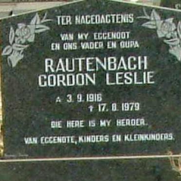 RAUTENBACH Gordon Leslie 1916-1979