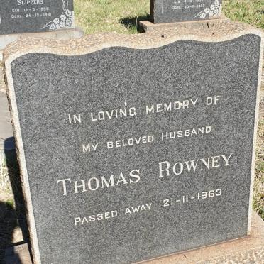 ROWNEY Thomas -1963