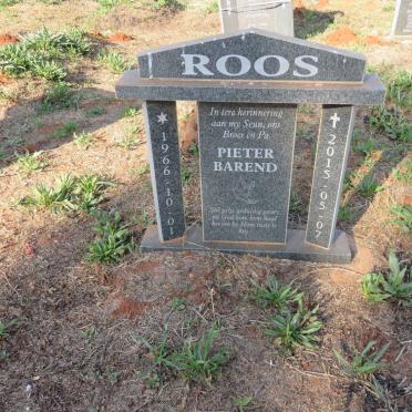 ROOS Pieter Barend 1966-2015