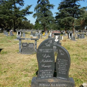 RAMAJOE Lydia Matshidiso 1959-2010
