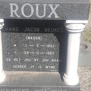 ROUX Hans Jacob Beukes 1962-1983