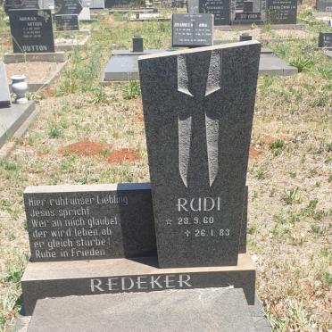 REDEKER Rudi 1960-1983