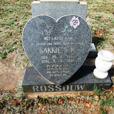 ROSSOUW Sakkie S.W. 1950-1992
