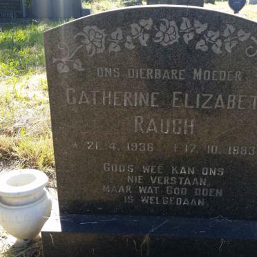 RAUCH Catherine Elizabeth 1936-1983