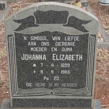 ROSSOUW Johanna Elizabeth 1899-1985