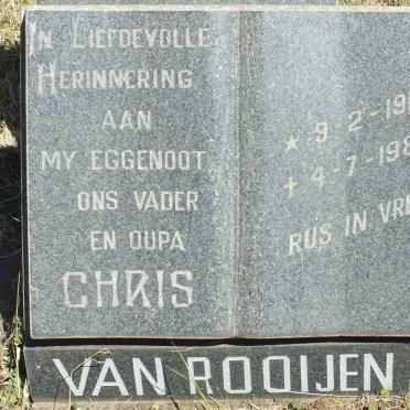 ROOIJEN Chris, van 1918-1986