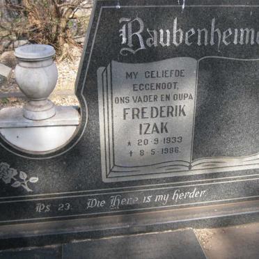 RAUBENHEIMER Frederik Izak 1933-1986