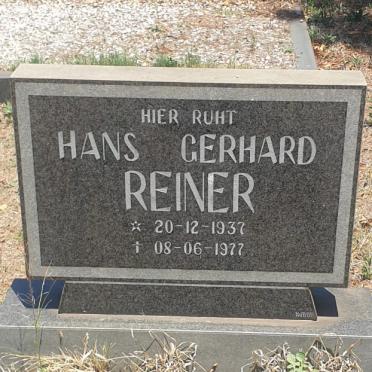 REINER Hans Gerhard 1937-1977