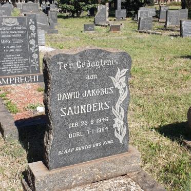 SAUNDERS Dawid Jakobus 1946-1964
