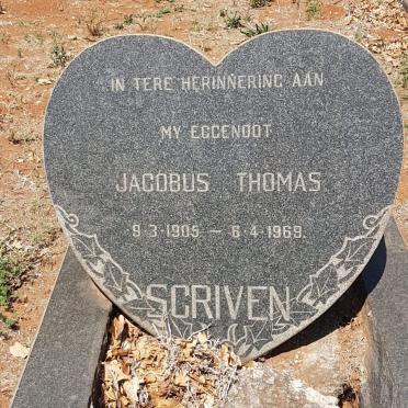SCRIVEN Jacobus Thomas 1905-1969