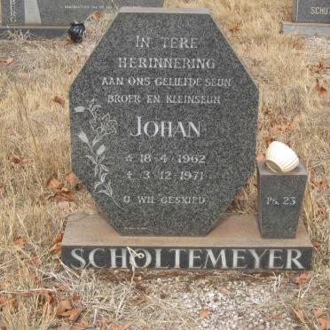 SCHOLTEMEYER Johan 1962-1971