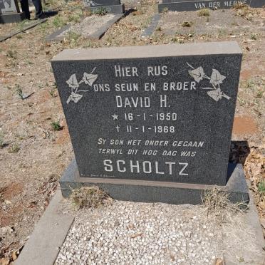 SCHOLTZ David H. 1950-1968