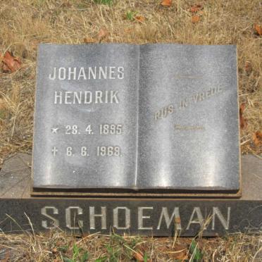 SCHOEMAN Johannes Hendrik 1895-1969
