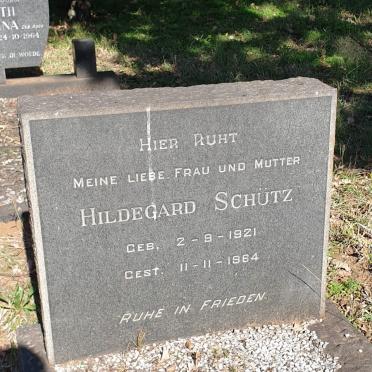 SCHÜTZ Hildegard 1921-1964