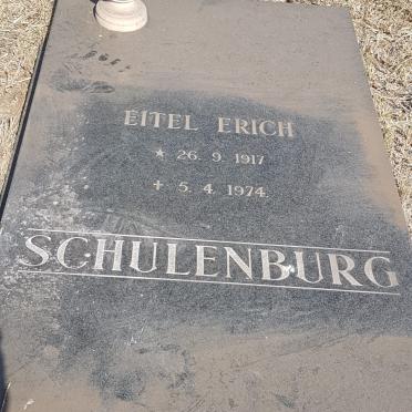 SCHULENBURG Eitel Erich 1917-1974