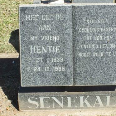 SENEKAL Hentie 1939-1995