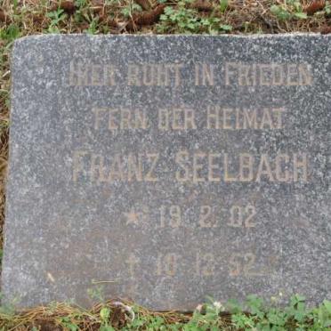 SEELBACH Franz 1902-1952