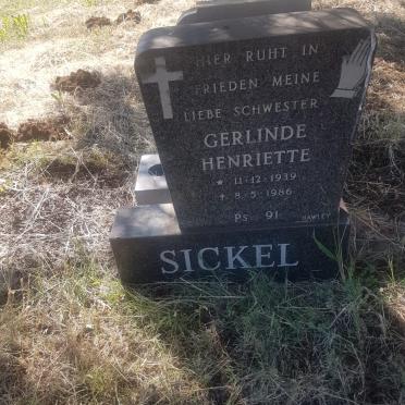 SICKEL Gerlinde Henriette 1939-1986