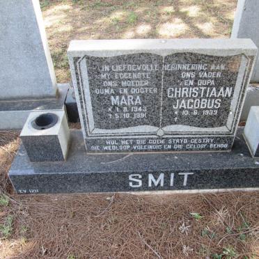 SMIT Christiaan Jacobus 1939- &amp; Mara 1943-1991
