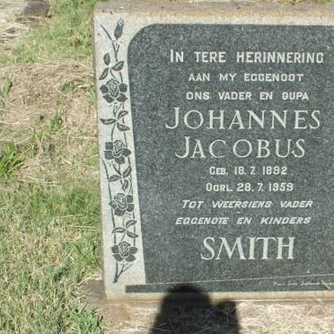 SMITH Johannes Jacobus 1892-1959