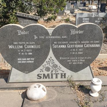 SMITH Willem Cornelis 1923-2004 &amp; Susanna Gertruida Catharina 1921-1980