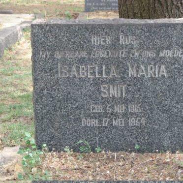 SMIT Isabella Maria 1915-1954