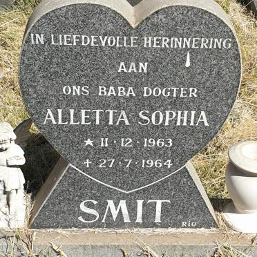 SMIT Aletta Sophia 1963-1964