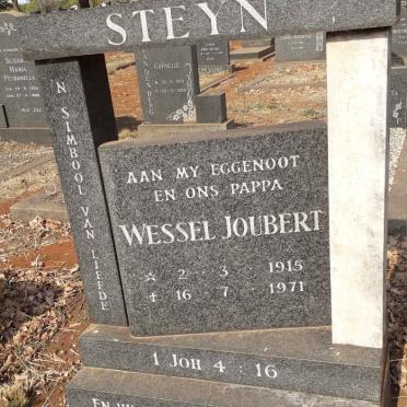 STEYN Wessel Joubert 1915-1971