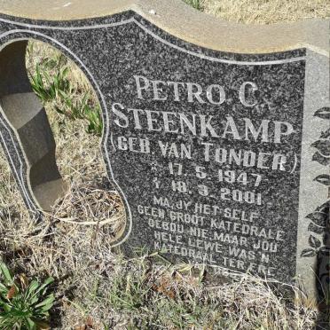STEENKAMP Petro C. nee VAN TONDER 1947-2001