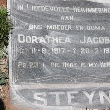 STEYN Dorathea Jacoba 1917-1985