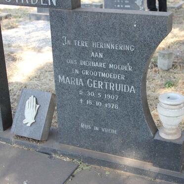 STADEN Petrus Johannes, van 1907-1975 &amp; Maria Gertruida 1907-1978