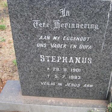 STRYDOM Stephanus 1901-1983 &amp; Gesina Cornelia 1909-1997