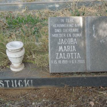 STUCKI Andries Conradus 1914-1974 &amp; Jacoba Maria Zalotta 1919-2005