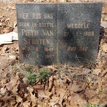 STRATEN Pietie, van 1947-1967