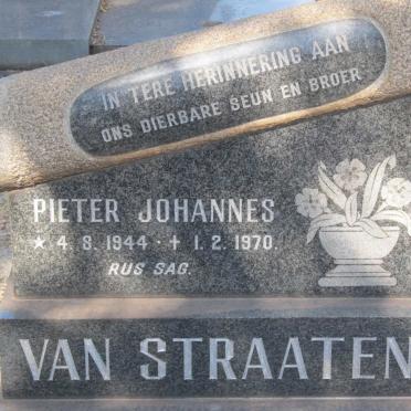 STRAATEN Pieter Johannes, van 1944-1970