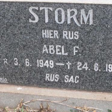 STORM Abel F. 1949-1983