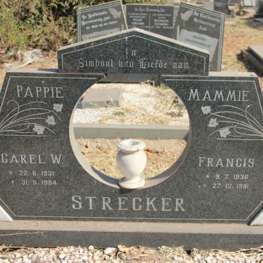 STRECKER Carel W. 1931-1984 &amp; Francis 1936-1981