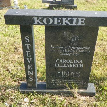 STEVENS Carolina Elizabeth 1943-2007