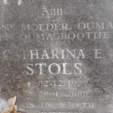 STOLS Catharina E. 1927-2000