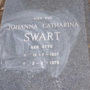 SWART Johanna Catharina nee OTTO 1907-1979