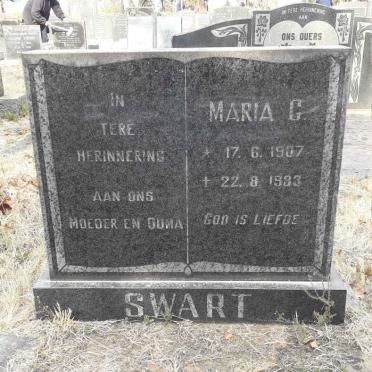 SWART Maria C. 1907-1983