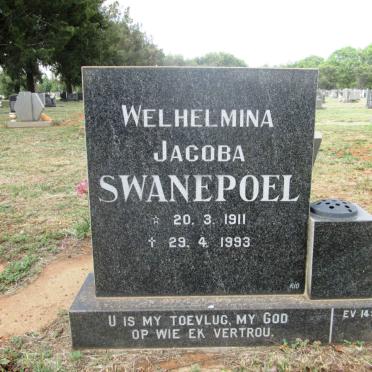 SWANEPOEL Welhelmina Jacoba 1911-1993