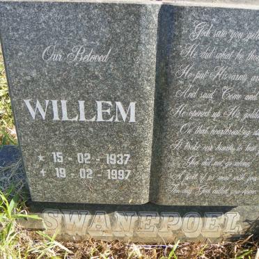 SWANEPOEL Willem 1937-1997