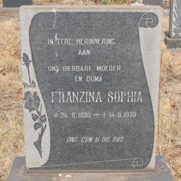 SWART Franzina Sophia 1893-1970
