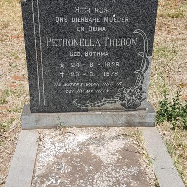 THERON Petronella nee BOTHMA 1896-1978