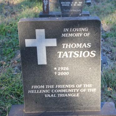 TATSIOS Thomas 1926-2000