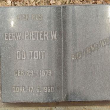 TOIT Pieter W., du 1879-1960