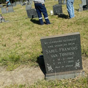 TONDER Sarel Francois, van 1945-1985